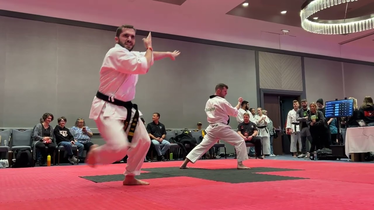 Jeff Doss vs Mike Brumme Men's Korean Forms Challenge Finals - Diamond Nationals 2025 background
