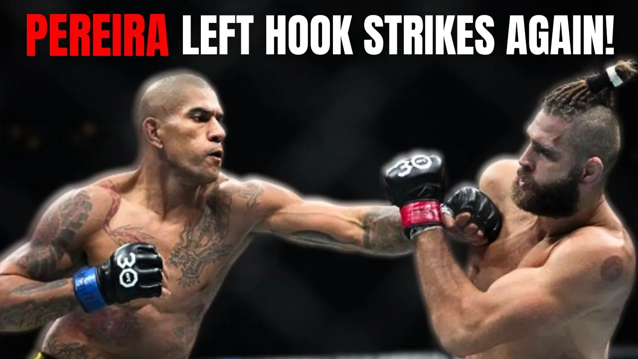 Dangerous Left Hook! How Alex Pereira Knocked Out Jiri Prochazka UFC 295 background
