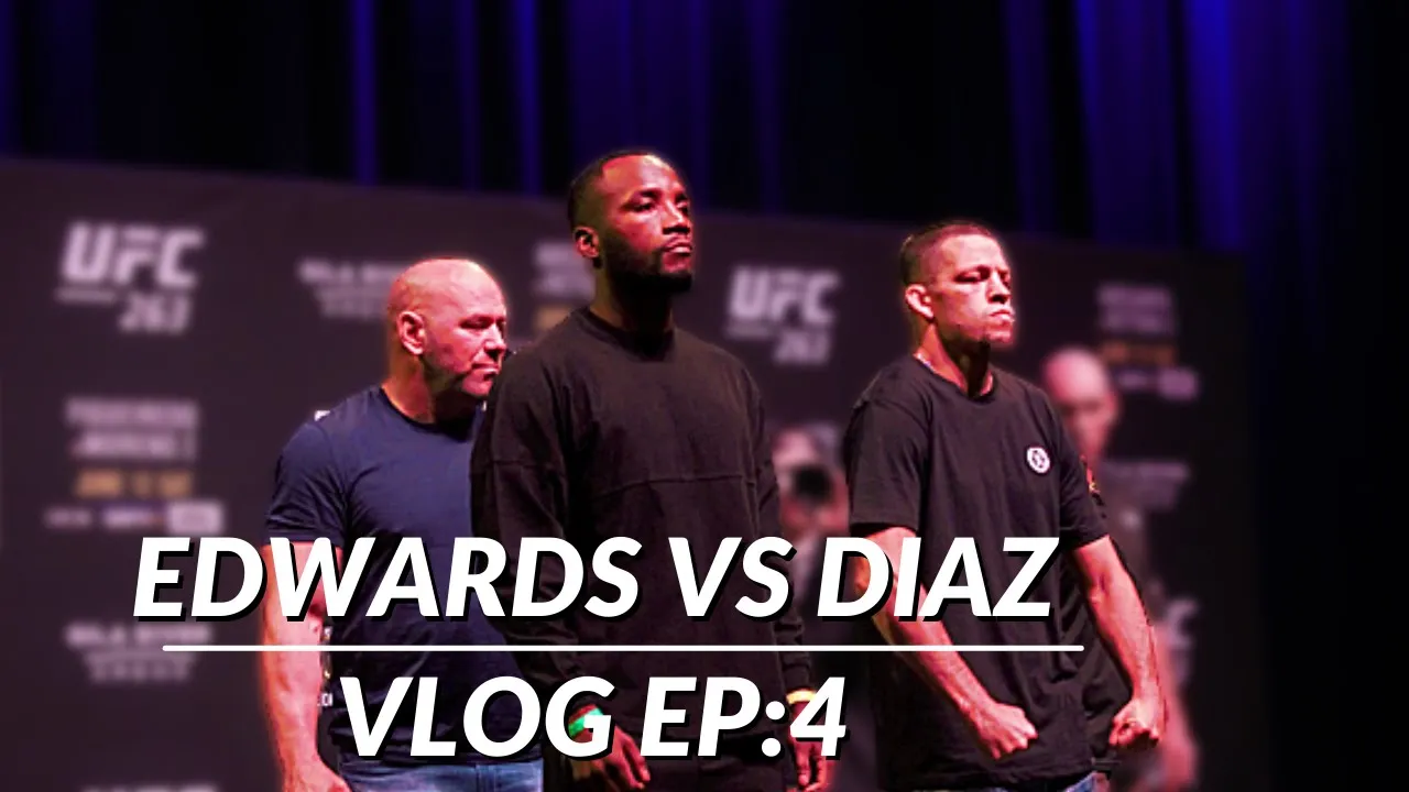 UFC 263 EDWARDS VS DIAZ VLOG EP: 4 (PRESSER, WEIGH IN, LAST TRAINING & ADESANYA VS VETTORI FACE OFF)