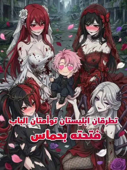 (مدبلج) تطرقان ابليستان توأمتان الباب… فتحته بحماس