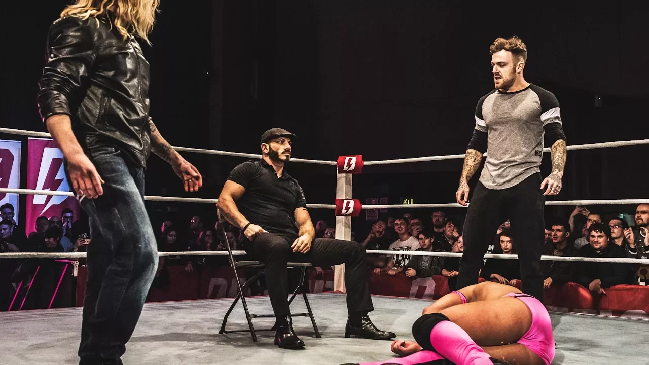 Austin Aries Makes An Impact At Defiant Wrestling background