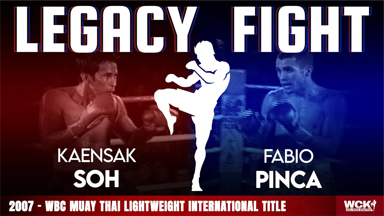 Fabio Pinca vs Kaensak Soh | WBC Muay Thai Lightweight International Title | WCK - Sept 8, 2007 background