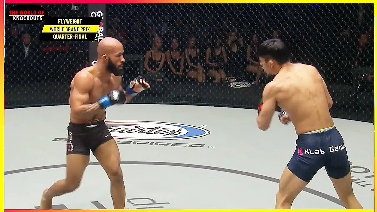 Demetrious Johnson (USA) vs Yuya Wakamatsu (Japan) - KNOCKOUT, MMA HD background