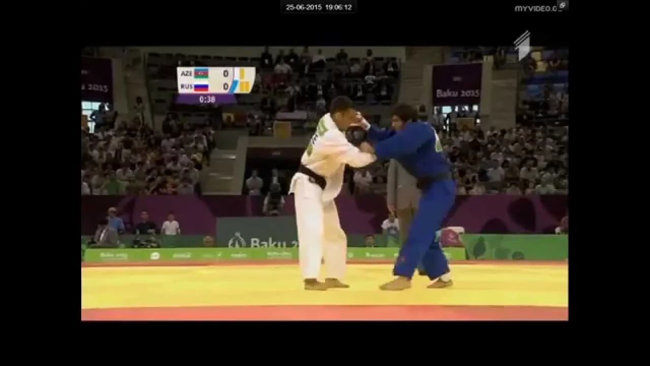 Beslan Mudranov vs Orkhan Safarov European games Baku 2015 background