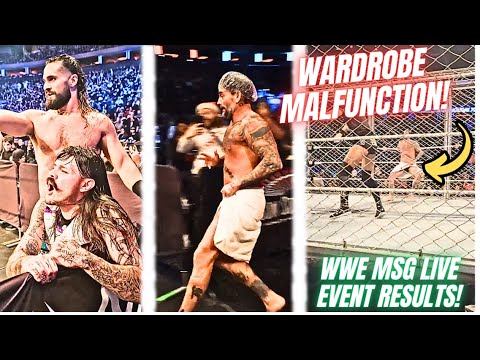 WWE MSG 12/26 RESULTS | Punk Wardrobe Malfunction!