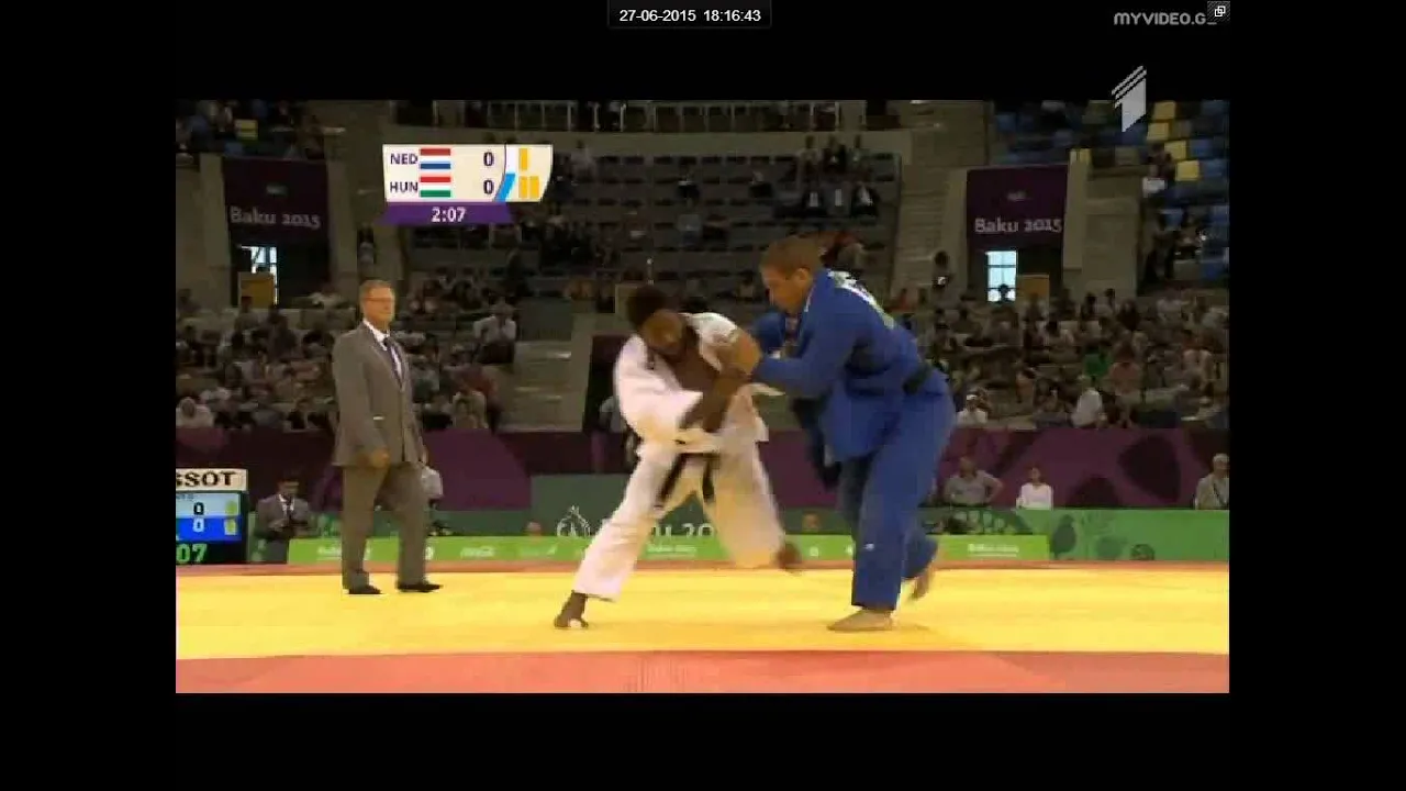 Guillaume Elmont vs Krisztian Toth European games Baku 2015