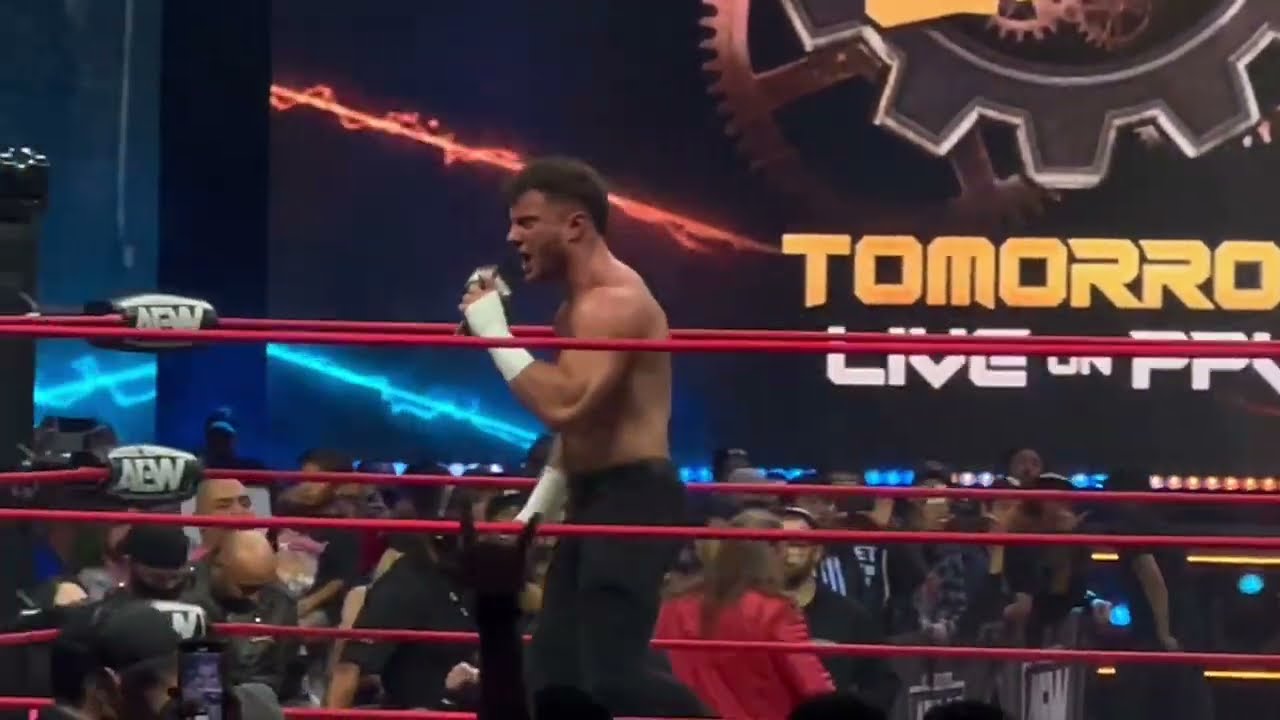 AEW MJF Jay White Brawl after Rampage with Samoa Joe saving MJF plus MJF off air promo at Kia Forum