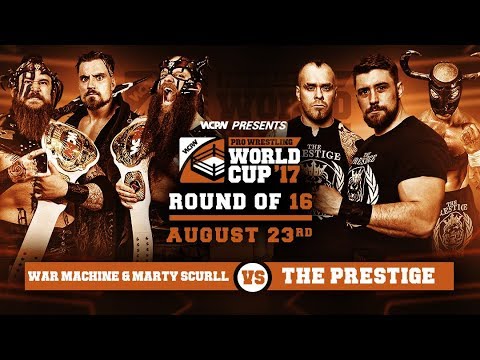 The Prestige vs War Machine & Marty Scurll Announcement! background