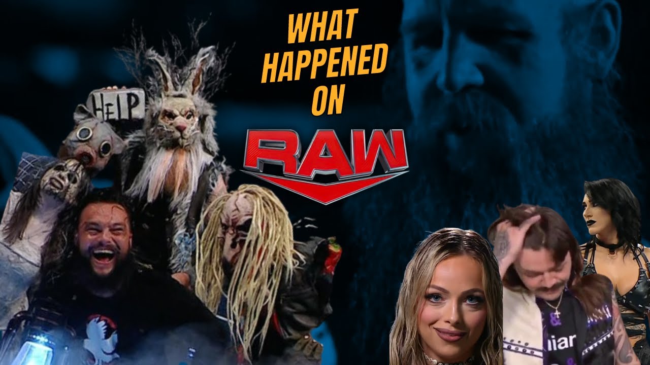 WWE RAW 7/15/24: Rhea forgives Dom | Rowan cries | Wyatt Sicks are HERE! background