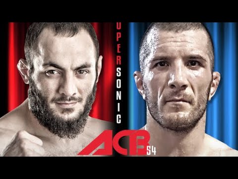 Асламбек Саидов vs. Ион Паску | Aslambek Saidov vs. Ion Pascu | ACB 54 - Supersonic backdrop