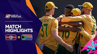 West Indies v South Africa | Match Highlights | Men's T20 World Cup 2026