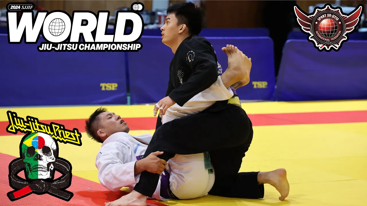 【FULL FIGHT】于俊杰 vs チェン・ユアンチン / SJJIF WORLD 2024 【ブラジリアン柔術】Yu Junjie vs Chen-yuan Chiang background