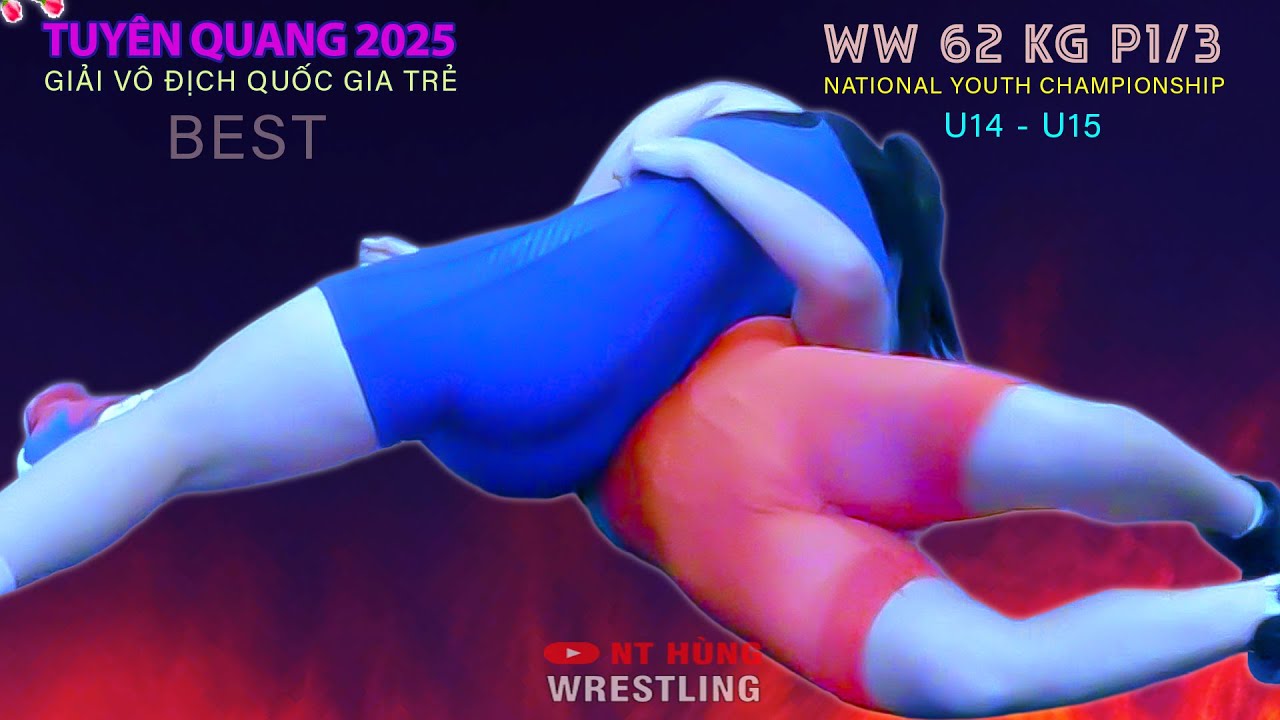 Vật Nữ Tuyệt Đẹp . 62 kg - P 1/3 .TUYÊN QUANG 25 .vietnamese traditional wrestling background
