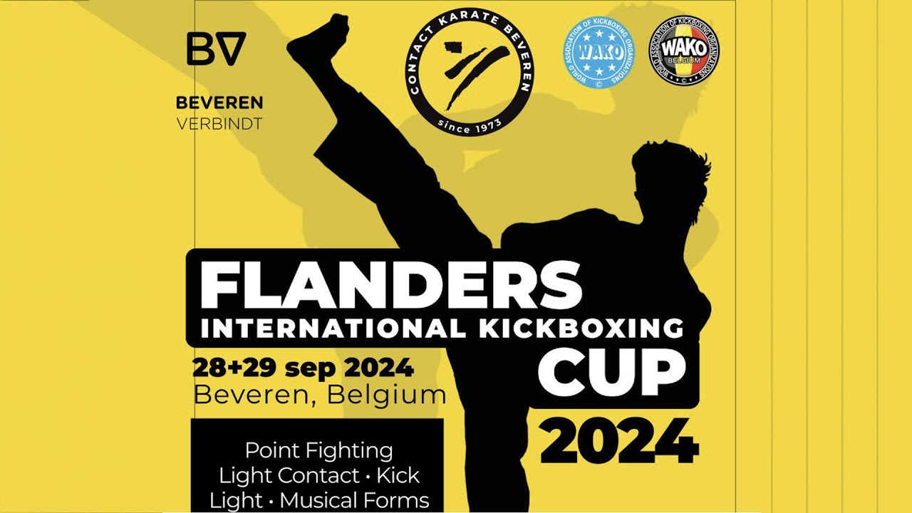 Tatami 2 Saturday Session 1 Flanders Cup 2024 backdrop
