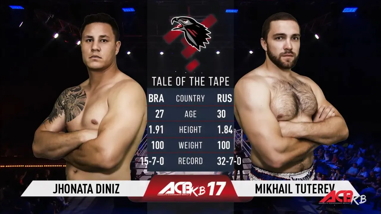 Джоната Диниз vs. Михаил Тютерев | Jhonata Diniz vs. Mikhail Tuterev | ACB KB 17 background