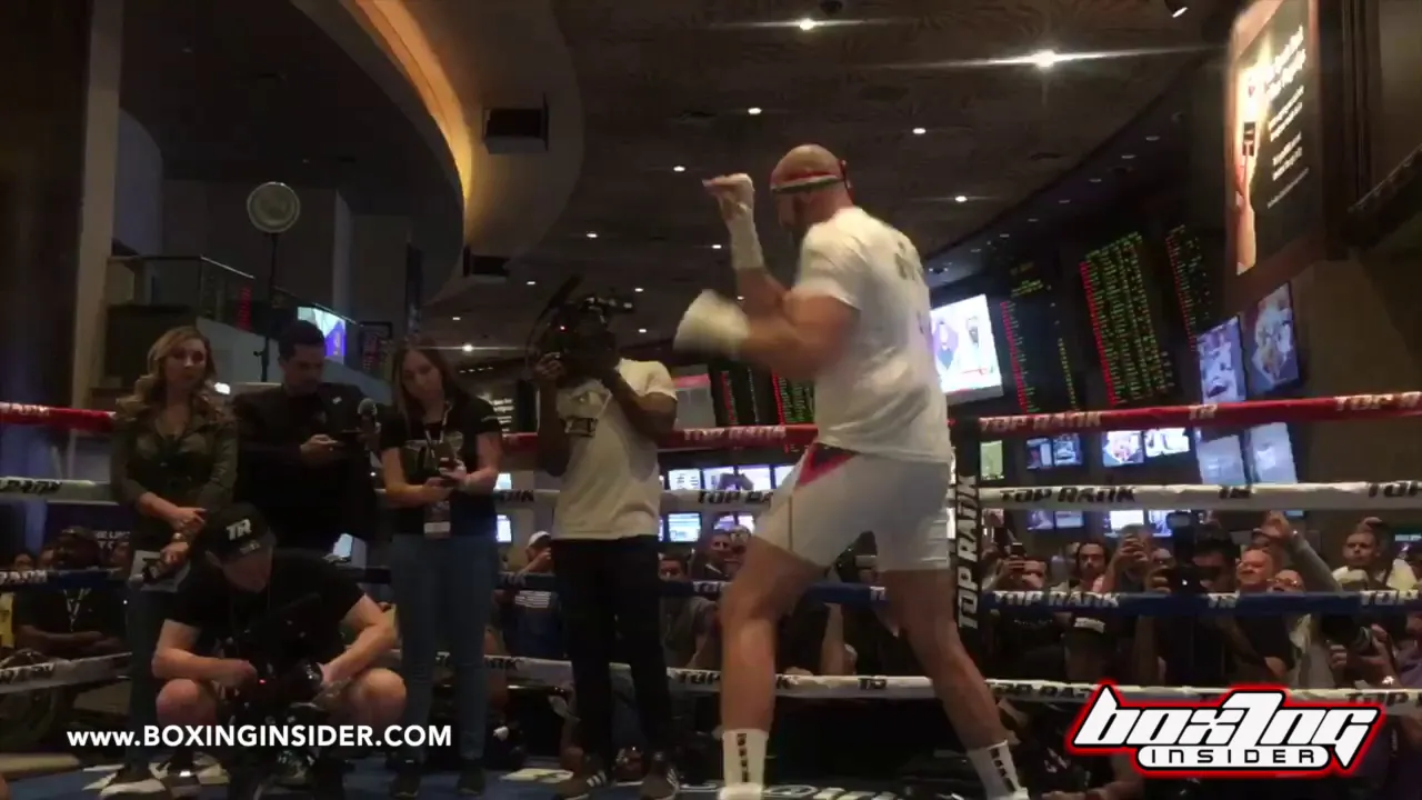 TYSON FURY FULL FIGHT WORKOUT VS OTTO WALLIN