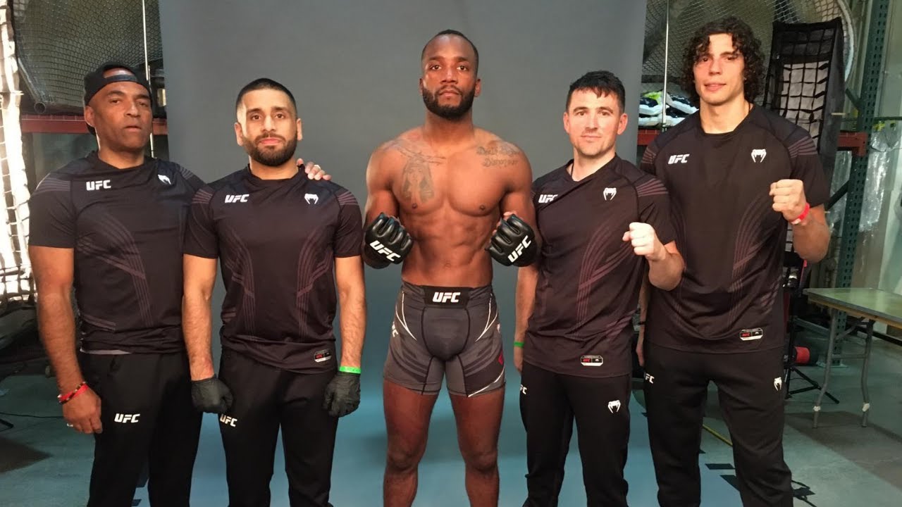 LEON EDWARDS WARM UP FOR THE NATE DIAZ FIGHT UFC 263 ARIZONA