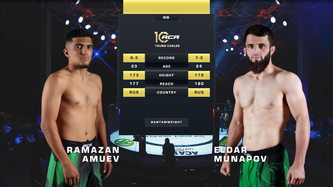Рамазан Амуев vs. Эльдар Мунапов | Ramazan Amuev vs. Eldar Munapov | ACA YE 56