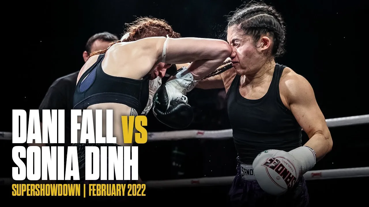 đ„ FEMALE MUAY THAI | Dani Fall vs Sonia Dinh | SuperShowDown | February 2022 background