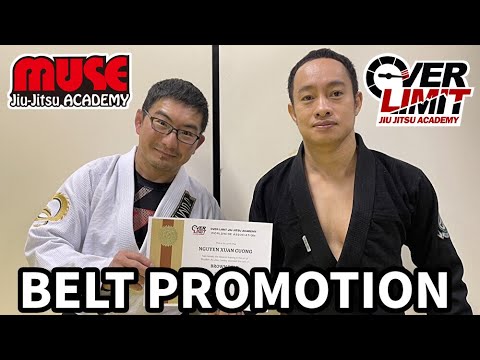 【帯昇格】Belt Promotion by Edison Kagohara / MUSE Jiu Jitsu Academy Tokyo【ブラジリアン柔術】 Nguyen Xuan Cuong