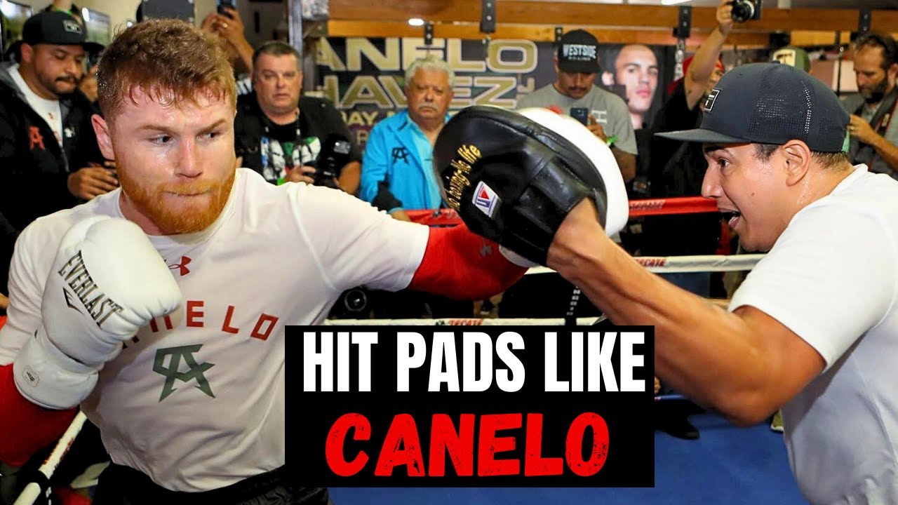 Hit Pads Like CANELO ALVAREZ How Canelo uses pad work to train speed and defense
