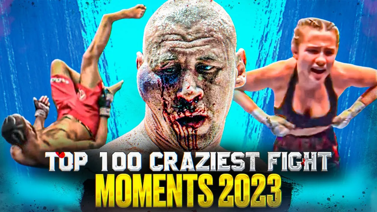 Top 100 Most Insane Clips Of 2023 - Brutal MMA, Boxing & Bare Knuckle Knockouts & Highlights background