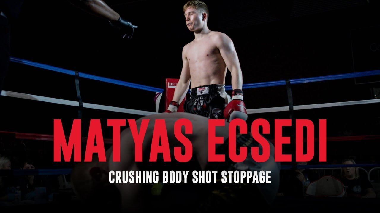 Matyas Ecsedi's crushing body shot stoppage | Fight Record background