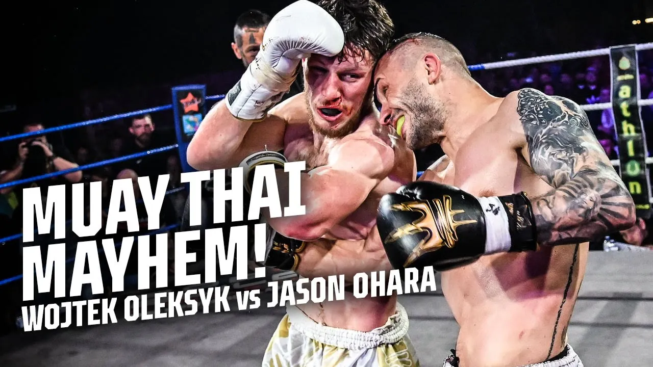 MUAY THAI MAYHEM ๐ฑ Wojtek Oleksyk vs Jason Ohara | Rebellion | Fight Highlights | Fight Record background