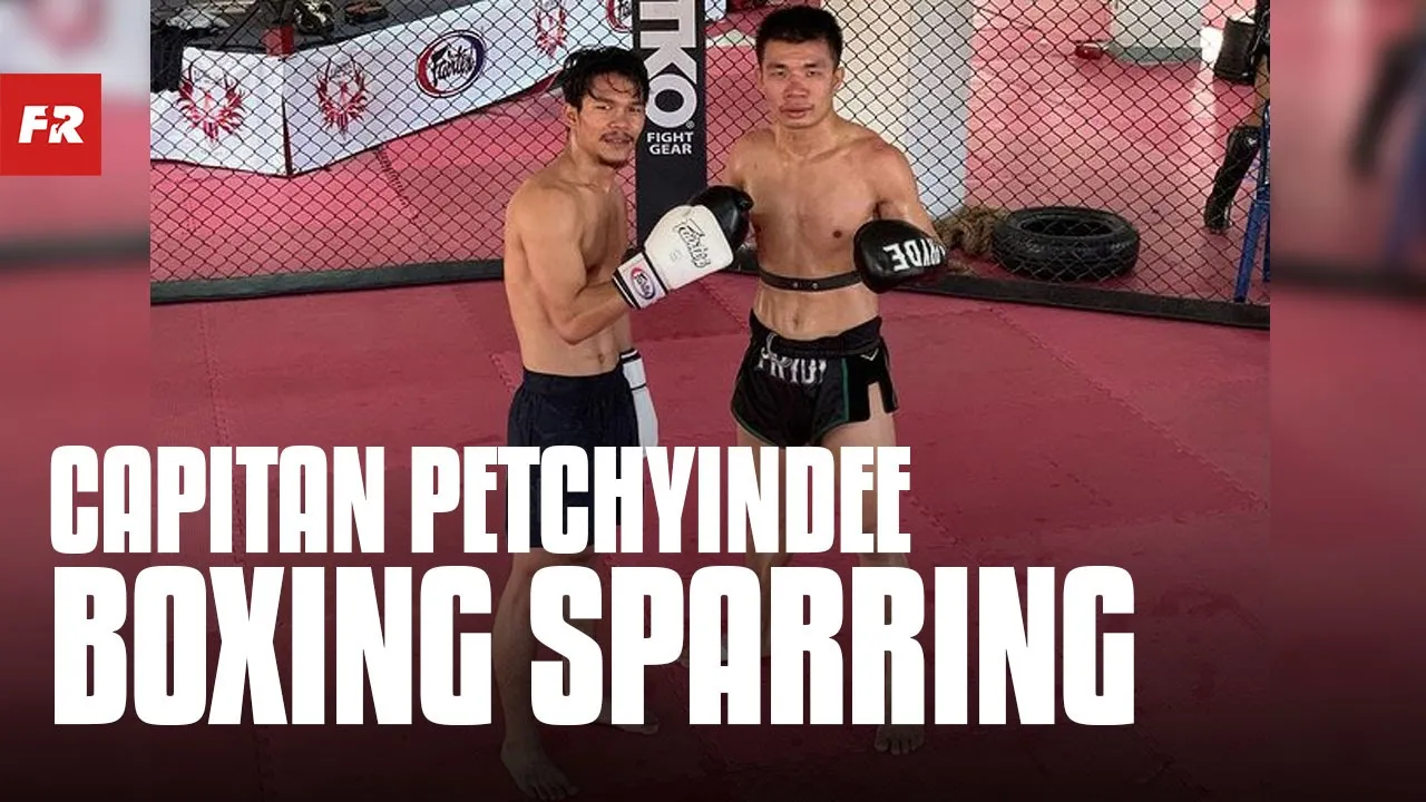 Capitan Petchyindee Boxing Sparring For ONE Bantamweight Title Fight Against Alaverdi Ramazanov background