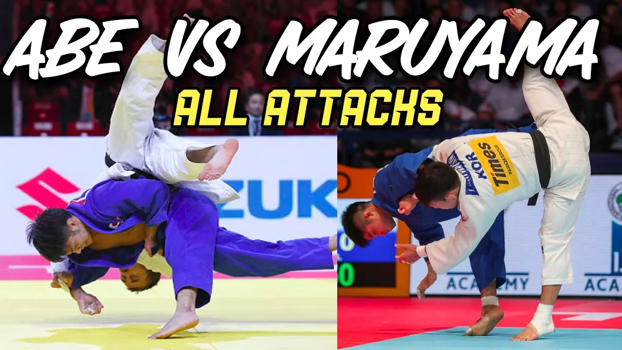 阿部一二三 丸山城志郎 全試合 全攻撃 ABE vs MARUYAMA JUDO - All Attacks from All Matches background