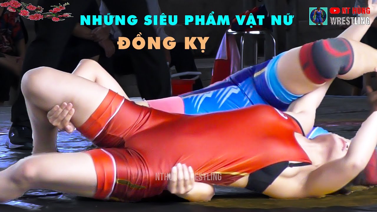 Vật Nữ - các trận lèo hội kỳ phúc - Đồng Kỵ..women wrestling. background