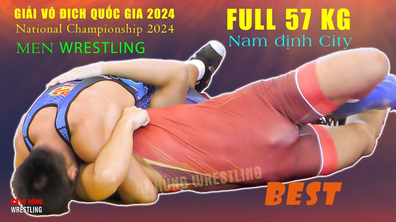 Vật Nam - Giải vô địch quốc gia 2024. Full hạng 57 kg backdrop