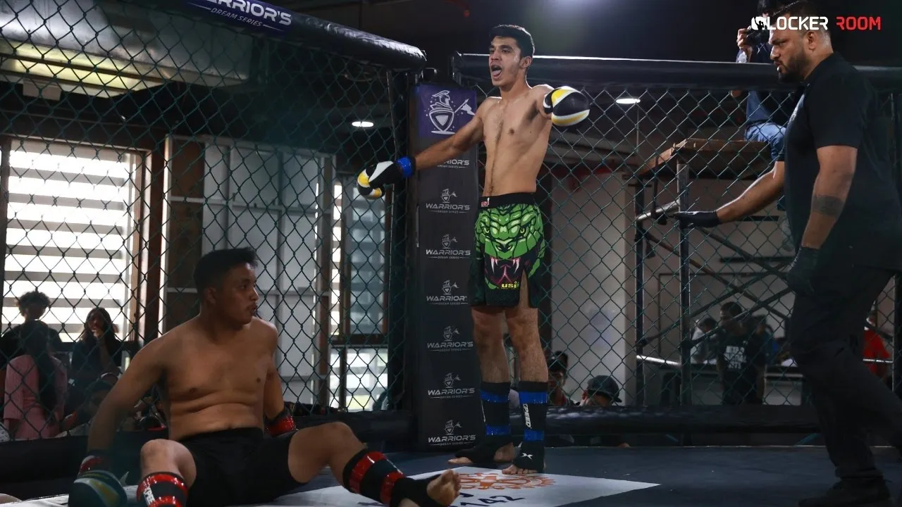 Tonmoi Bora vs Areeb Ghazali | Warrior's Dream Series 6 | K1 Kickboxing background