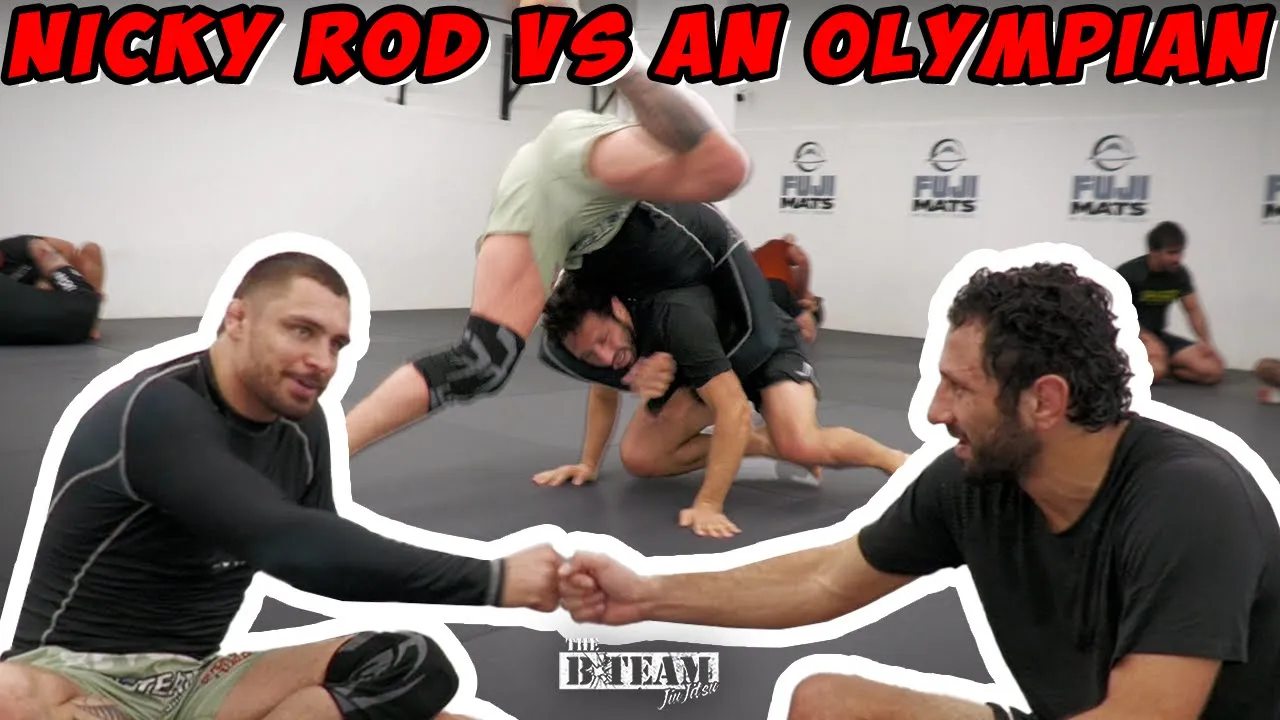 AN OLYMPIC MEDALIST VISITS OUR JIU-JITSU GYM | B-TEAM VLOG