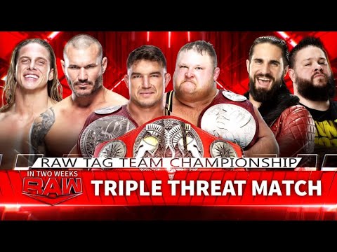 RK Bro vs Seth Rollins & Kevin Owens vs Alpha Academy Raw 3/7/2022 Highlights background