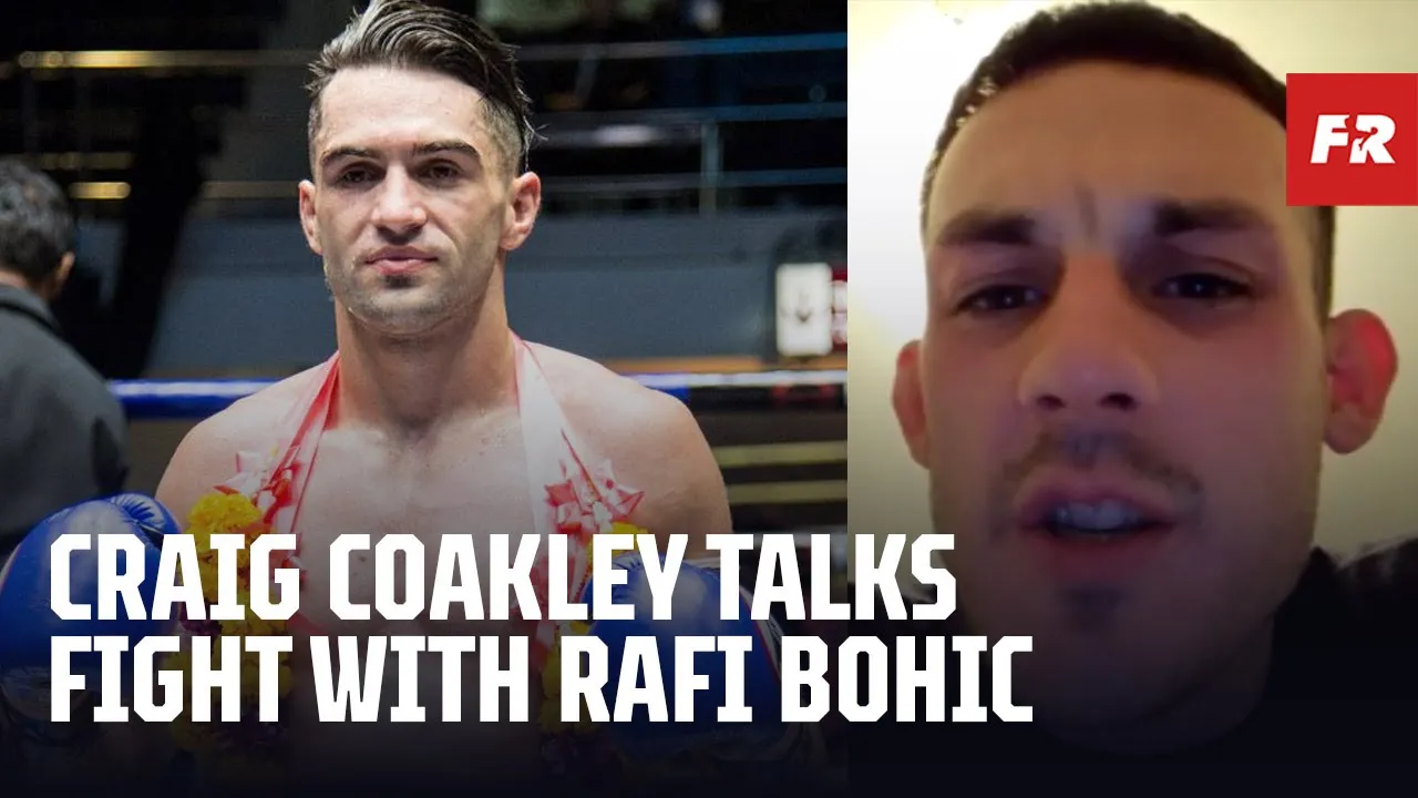 Craig Coakley Speaks Out On Fight Against Rafi Bohic | Muay Thai News background