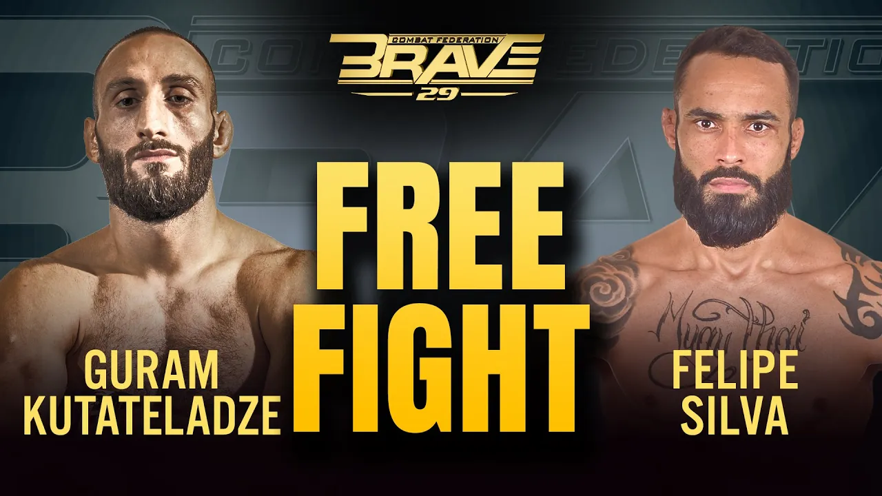 Guram Kutateladze VS Felipe Silva | Free Fight | BRAVE CF 29