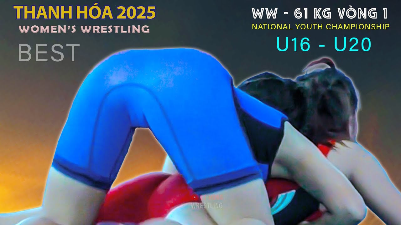 Vật Nữ . ĐẠI CHIẾN THANH HÓA - 61 KG. P1. vietnamese traditional wrestling