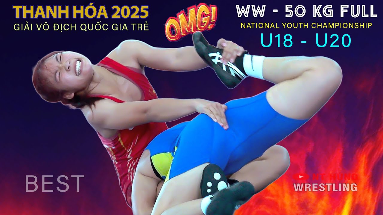 Siêu Phẩm Vật Nữ . U18 -20 THANH HÓA - 50 KG. FULL .vietnamese traditional wrestling background
