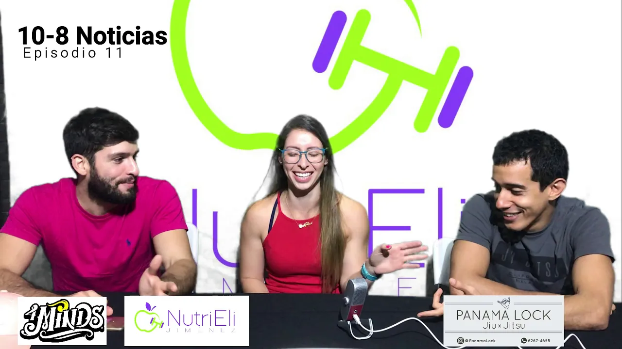 10-8 Noticias - Episodio 11 Nutricion Deportiva Eliana Jiménez 2019 background