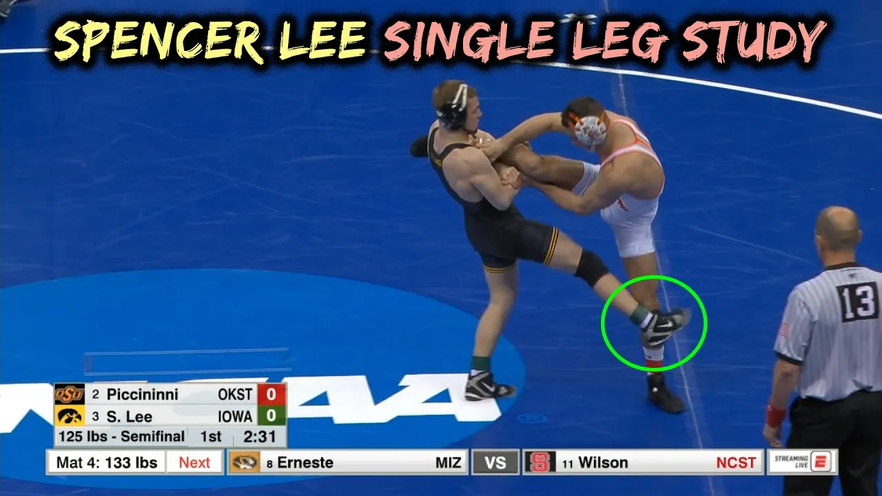 Spencer Lee Single Leg Study (Short Form Breakdown) background
