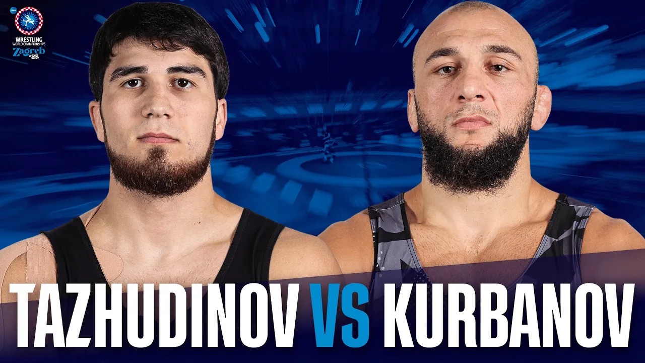 Akhmed TAZHUDINOV (BRN) vs. Magomed KURBANOV (UWW) | WORLD CHAMPIONSHIPS 2025 | 97kg Quarter Final