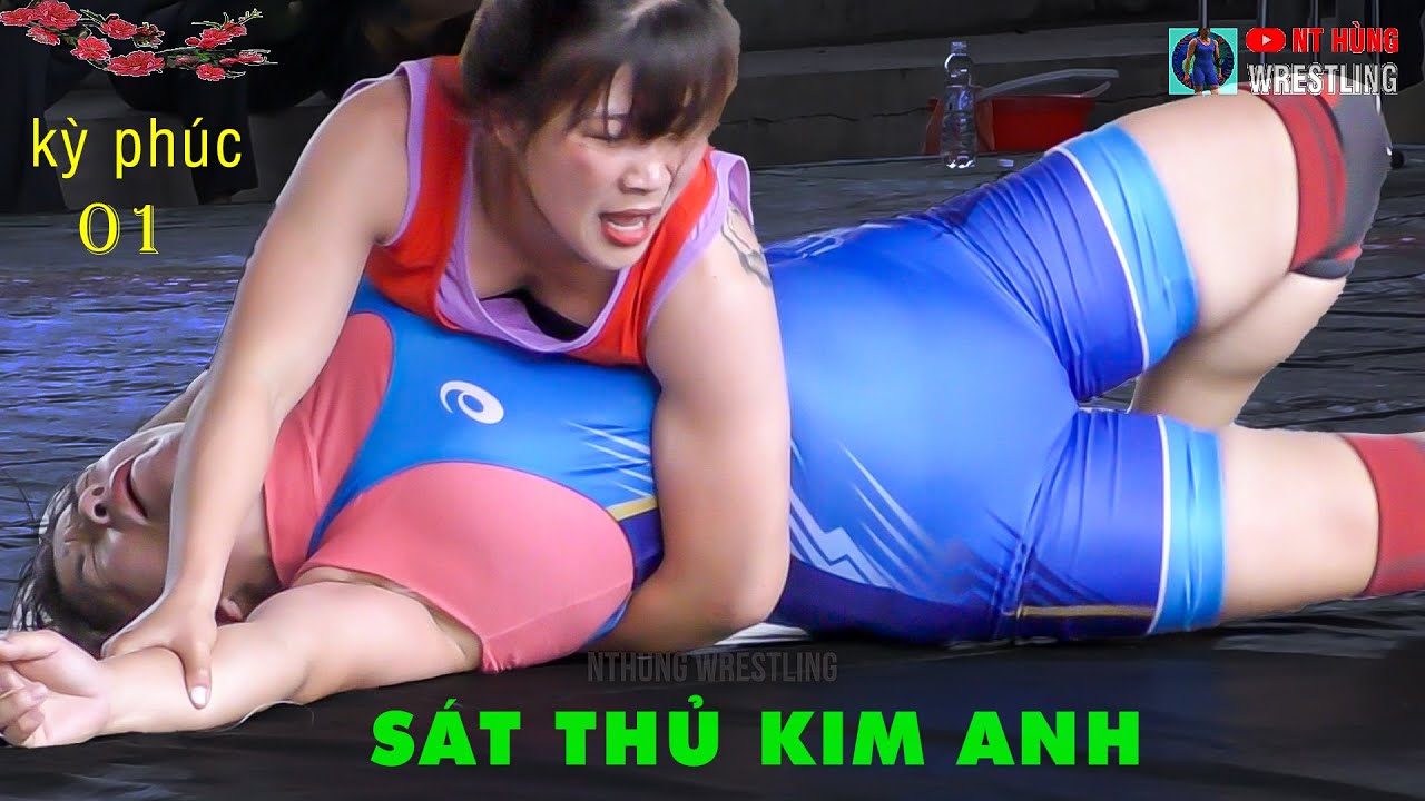 Vật nữ - Sát Thủ KIM ANH - cực xinh đẹp p1. Women wrestling.