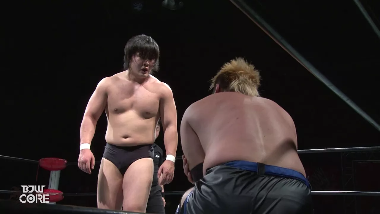 Daichi Hashimoto vs. Takuya Nomura【2018/3/8 at Shinkiba1stRING】 backdrop