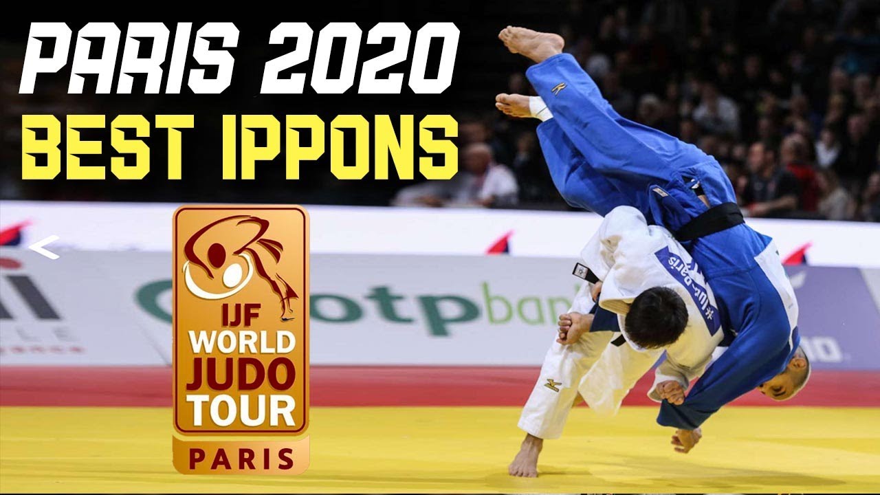 Top Judo Ippons from Paris Judo Grand Slam 2020 background