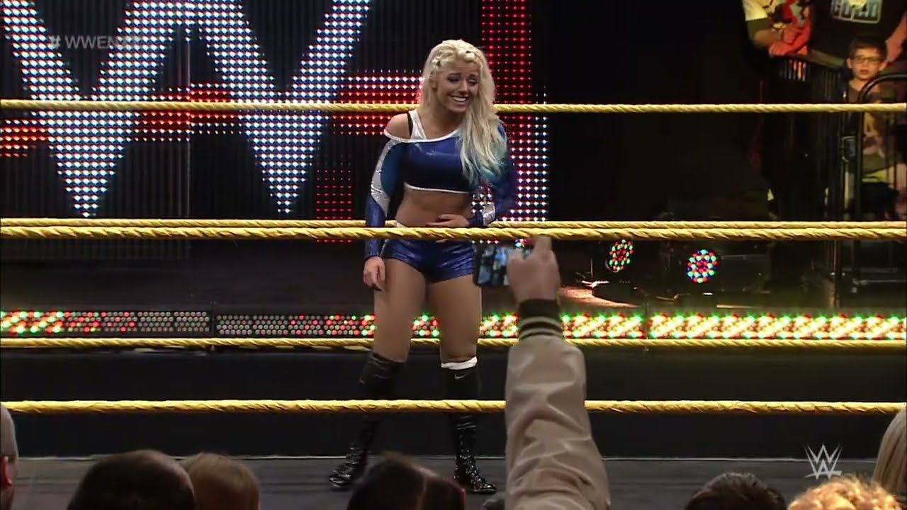 FULL MATCH: 1080pHD WWE NXT 03/18/15 Alexa Bliss vs Sasha Banks background