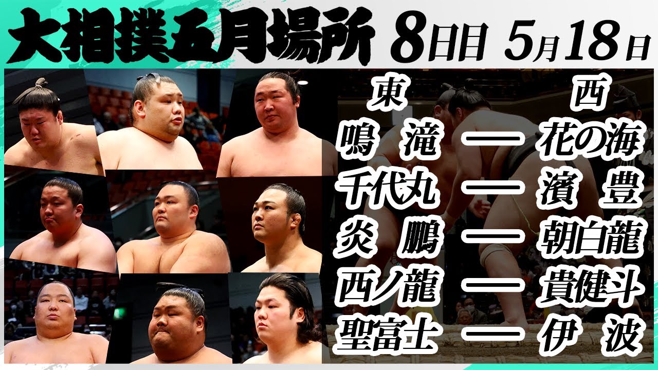 大相撲 幕下上位五番<令和7年五月場所・8日目>SUMO