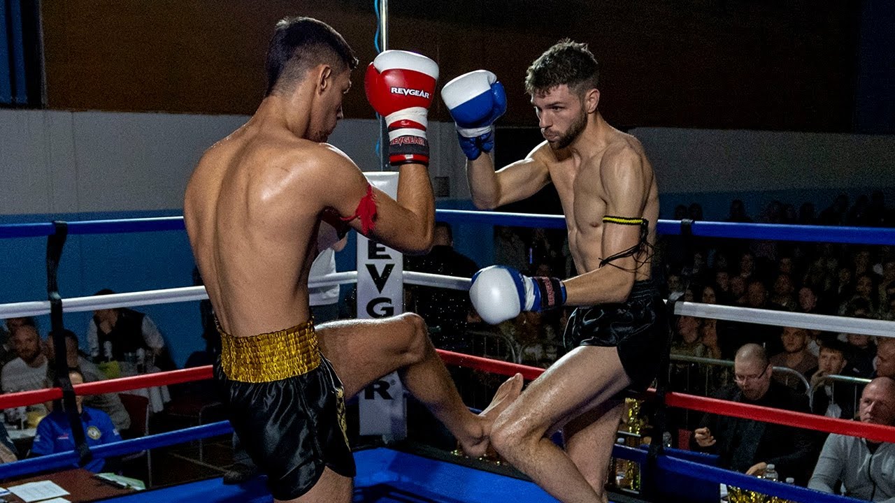 Marc Dass Rey's four-man tournament win at Victory Promotions | Muay Thai in Slow Motion background