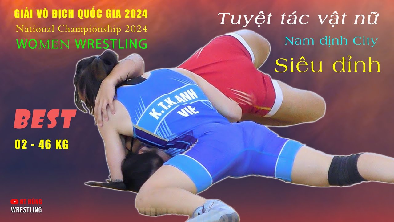 Vật nữ. Giải vô địch quốc gia . Hạng 46 kg P2. background