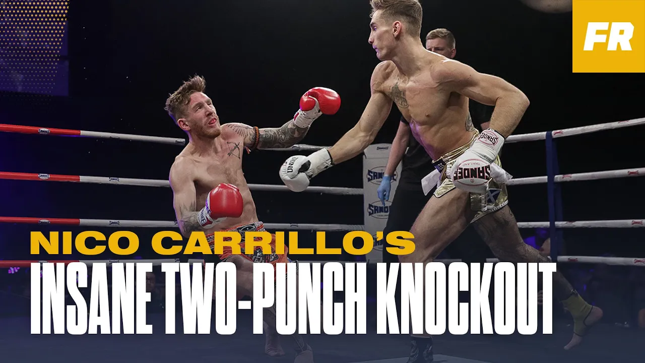 Nico Carrillo's INSANE knockout power! π€― | MUAY THAI KNOCKOUT | Fight Record